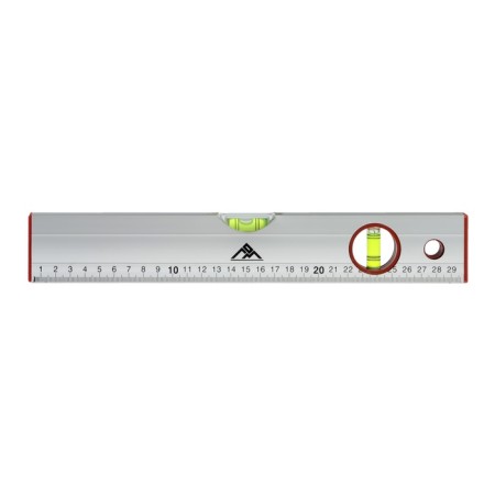 Aluminum scrap level, 2 eye, ruler, 300 mm-1