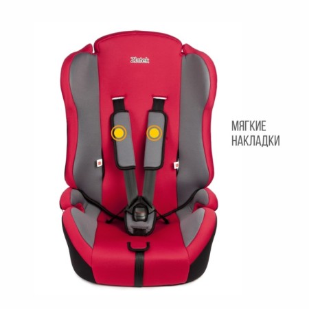 Car seats Children's Zlatek ZL513 BASIC, group 1/2/3 (9-36 kg), Red color-1