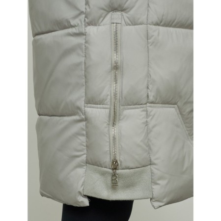 Coat insulated winter female, size 52, color gray-11