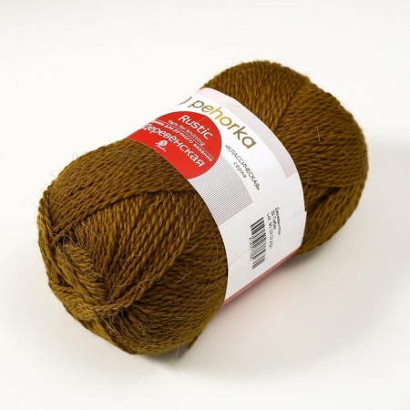 Yarn "village" 100% half-carbonated wool 250m/100g (32-tabak)-1
