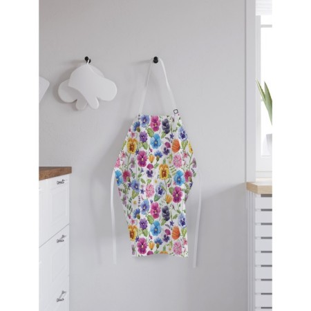 Apron of a kitchen with a photo print "Color paints", adjustable, size OS-1