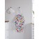 Apron of a kitchen with a photo print "Color paints", adjustable, size OS