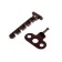 Opening limiter 4 positional, brown
