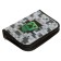 Penal 1 section 140 x 210 x 40 mm, folding pocket and cosmetic bag, fabric, calligrata topontent "Cubes"