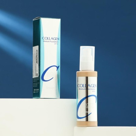 Moisturizing tonal cream with collagen Enough Collagen Moisture Foundation, SPF 15, tone 13, 100 ml