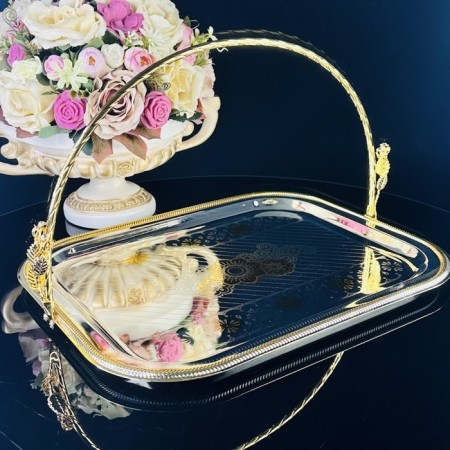 Rectangular tray lenardi, length 40.5 cm