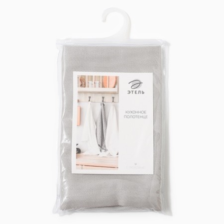 Ethel towel Kitchen 40x73 cm, central-gray, 100% HL, sarzha 250 g/m2-7