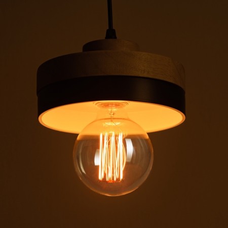 Lamp "Over" E27 40W black 18x18x10-165cm-3
