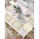 A set of napkins for setting the table "Circle with floral patterns", rectangular, size 32x46 cm, 4 pcs