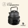 A set of tourist dishes Maclay: a kettle, a pan, pan, in a grid