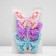 A butterfly for decor and floristry, on a clothespin, plastic, mix, 1 pc., 11 x 8.5 x 1 cm