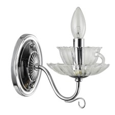 Бра Selena 1x60Вт E14+LED хром