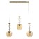 Economic light SARA SARA 3x40W E27 gold 59x13x65 (32) cm