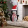 LED figure "Penguin" 35 × 70 × 35 cm, metal, textiles, 220 V, glow of white