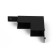 The corner internal connector for the Elektrostandard, Slim Magnetic overhead busbar, the color is black