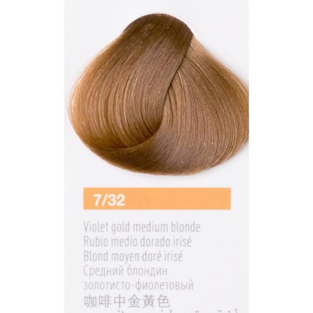 Lakme Collage Cream-Color, tone 7/32 medium-white golden purple, 60 ml