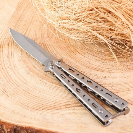 Bow Knife "Argus" 17cm, blade 69mm/1mm, silver