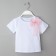 T-shirt Children's KAFTAN "Bow", r.28 (86-92 cm), white