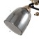 Nina chandelier 2x60W E27 Black/gold 50x27x22cm