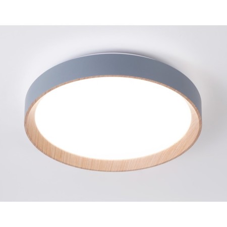 LED ceiling LED with Ambrella Light, Design, FZ1320, LED, 41 W, 3075LUM, 3000-6400K, Gray, Light Wood-1