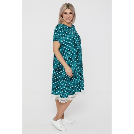 Female dress, size 52, light green color-3