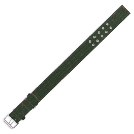 Four -layer reflective collar with a swivel 65 x 4 cm, green-5