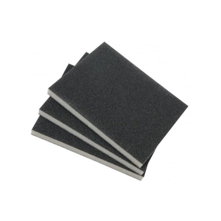 Grinding sponge KWB, 125x100x10 mm, fine -grained, 3 pcs.-1