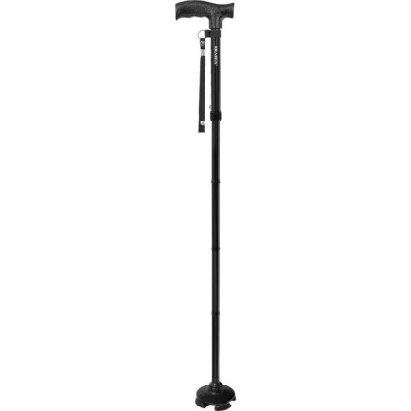 Bradex supporting folding cane, black-3