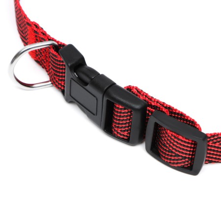 Collar "Kubel", width 2 cm, red-2