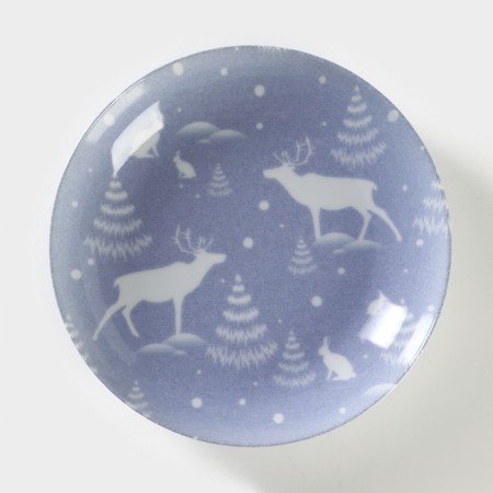 Porcelain plate "Winter Forest", 700 ml, d = 20.5 cm
