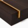 Leather jewelry box, 23 x 16 x 7 cm