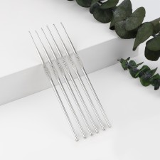 Knitting hook set, d = 0.5-1 mm, 12 cm, 6 pcs