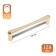 Cappio RSC016 handle handle, m/o 128 mm, color gold