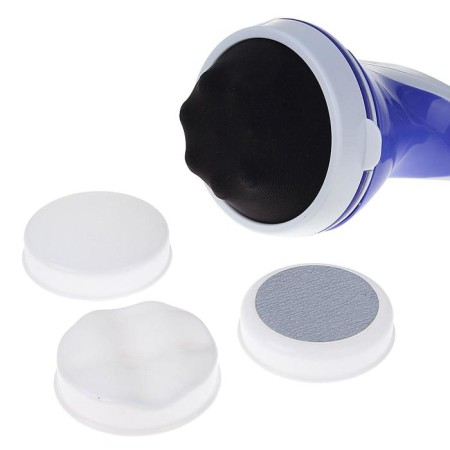 Body massage Luazon LEM-44, 5 nozzles, smooth adjustment, 220 V, white-blue-2