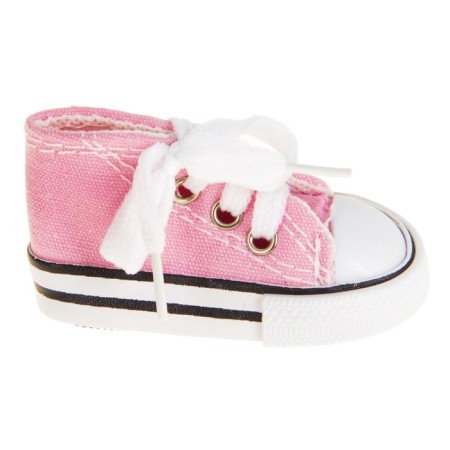 Doll sneakers, sole length 7.5 cm, pink color-2