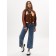 Brown Bomber leather bomber, size 48