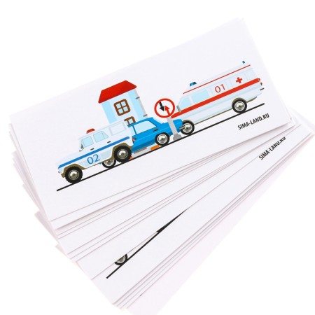 Puzzle. Repeat on the model "Transport"-8