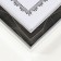 Photo frame Plastic format A4 "Abstraction of Black Lines" silver 1.5x24.6x33.3 cm