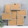 Photo frame plastic in 7 photos "Kruzo", col. Silver metal