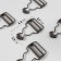 Combineson fastener, 25 mm, 10 pcs, black nickel color