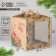 Confectionery box with a window, a chest, a “fairy tale” 20 x 20 x 20 cm, New Year
