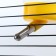 Drill for a cage, 400 ml, 9 x 6 x 20 cm, yellow