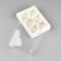 Box for 6 sweets with cells "White", 10 x 14.5 x 3 cm