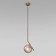 Suspended lamp with a shape ceiling, 60W, E14, 22x22 cm