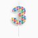 Candle in the cake on the skewer "Kaleidoscope", the number 3, 7 cm