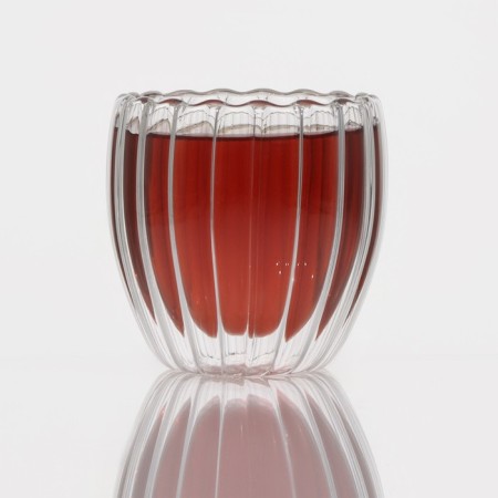 Glass glass with double walls "Riba", 250 ml