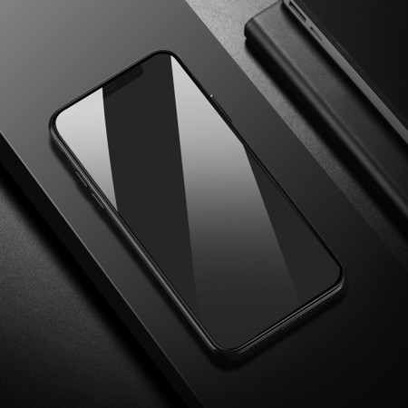Borofone Protective Glass, for 13 Pro Max, anti -prints, 0.33 mm, 9 h, black frame-5