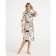Women's bathrobe Ethel "Gchay" sleeve 3/4, size 46-48, waffle 200g/m2, 100% cotton