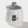 Set of Serving shares "Cozy cats", 2 items: milkman 270 ml, sugar tower 310 ml