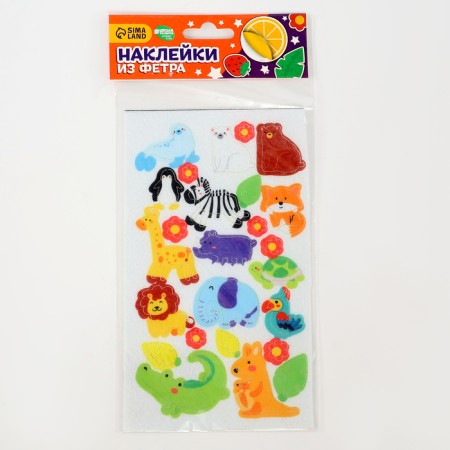 Fetter stickers "Animals", 11 x 18.5 cm, 25 pcs-5